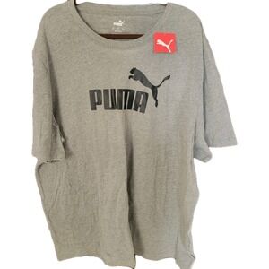 Puma‎ Men's 3XL Tshirt Grey Sport Athletic Gym Lightweight